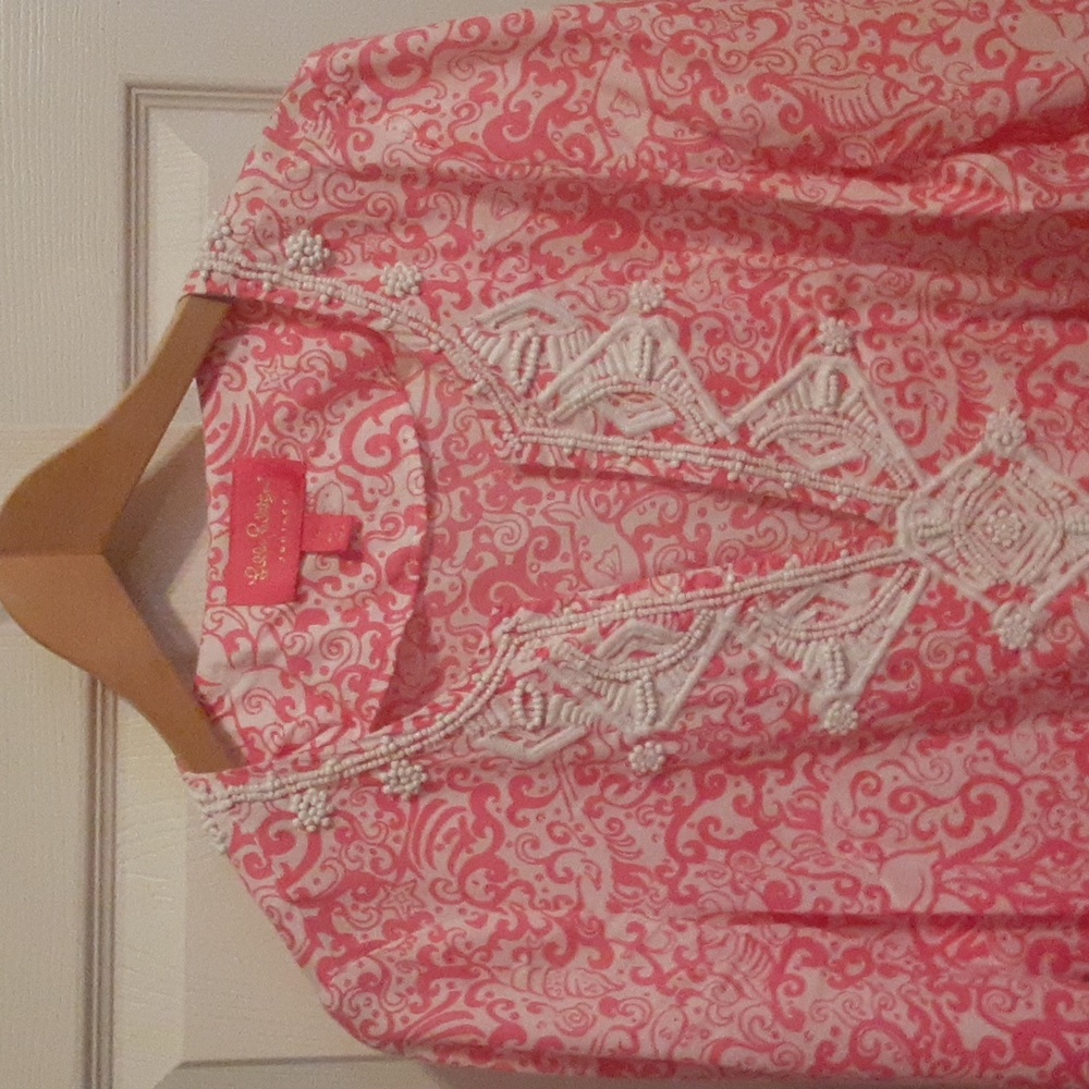 EUC! Lilly Pulitzer 🐚 Beaded Jubilee tunic / dress